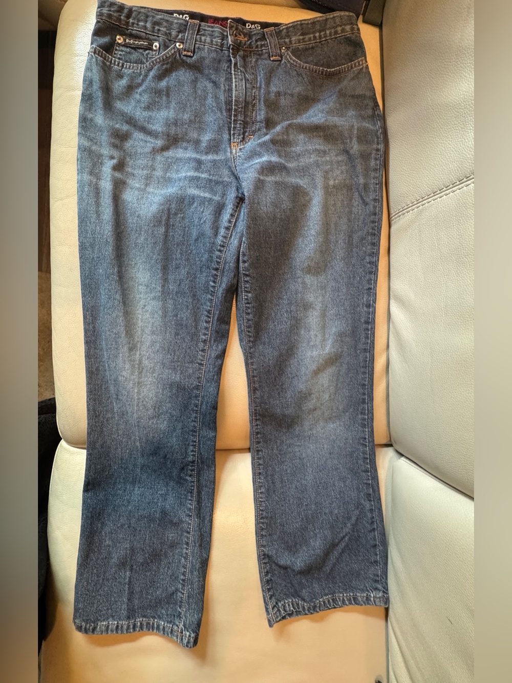 Dolce & Gabbana Women's Straight-Leg Jeans in Indigo Blue